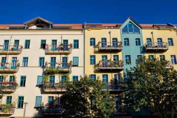 Naklejka premium Sanierte Altbauten