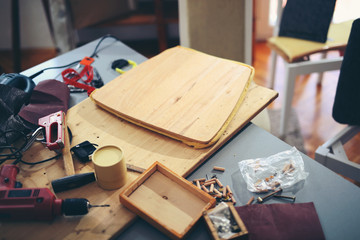 Upholstery chairs homemade
