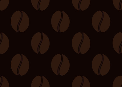 Isolated Abstract Coffee Beans Seamless Texture Morning Drink Background Cafe Wallpaper Interior Design Vector Coffee Illustration Energetic Beverage Backdrop Latte Espresso Americano Sign Stock Vector Adobe Stock