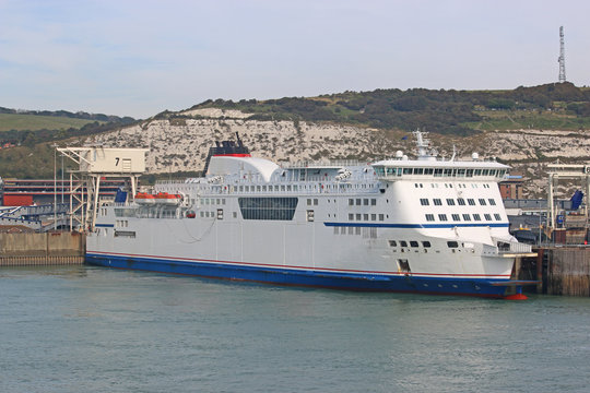 Ferry In Dover Harbour