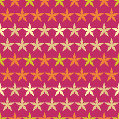 Seamless vector background with decorative stars. Print. Cloth design, wallpaper.