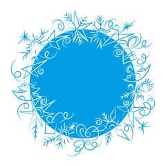 Christmas card, illustration.