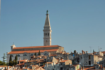 Fototapeta na wymiar Croazia, Panorama di Rovigno