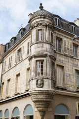 Fototapeta na wymiar Ancient architecture in Dijon