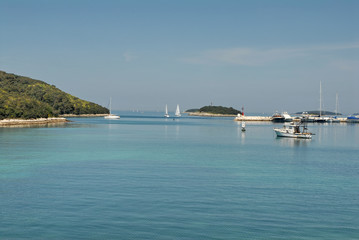 Fototapeta na wymiar Barche in Croazia