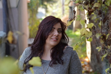 Beautiful plus size woman
