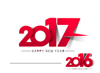 Happy new year 2017 Background