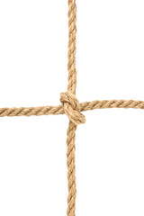 strong knot tied by a rope