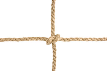 knot tied by a rope