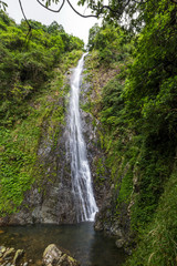 Main Fall in Ng Tung Chai tail in Tai Mo Shan country park in Hong Kong