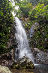 Middle Fall in Ng Tung Chai tail in Tai Mo Shan country park in Hong Kong