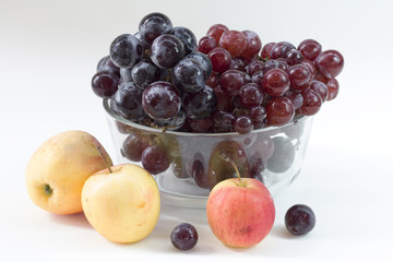 fruit berry on bowl glass