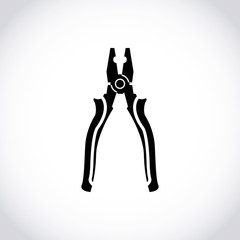pliers icon stock vector illustration flat design