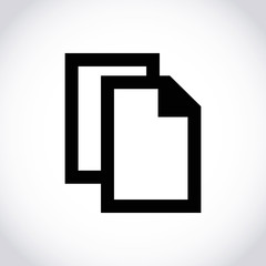 copy icon stock vector illustration flat design