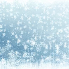 Fotobehang Abstract snowflake background for Your design © photolink