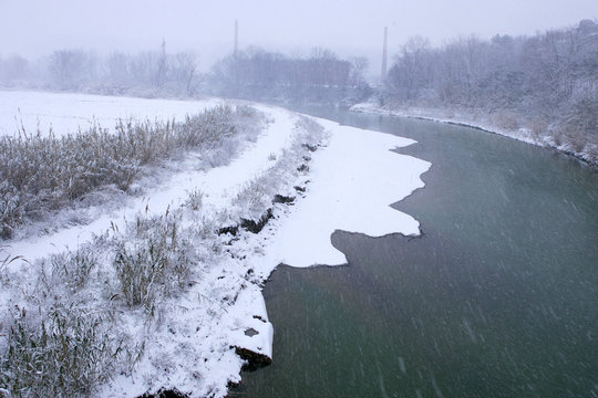 Cecina, Livorno, Tuscany - Snowfall