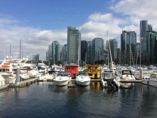 Fototapeta na wymiar Vancouver City waterfront