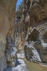 Samaria-Schlucht bei der Südküste Kretas, Griechenland