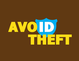 Avoid ID Theft Message