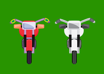 Old Fashioned Motorbikes Vector