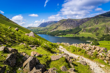 Footpath to Buttermere, The Lake District, Cumbria, England