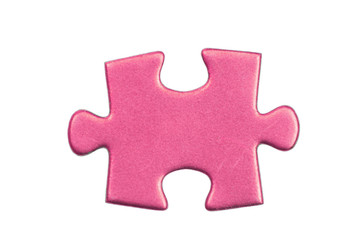 Obraz premium puzzle pieces on white background