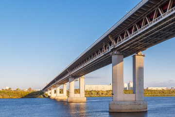 Naklejka premium Нижний Новгород. Метромост