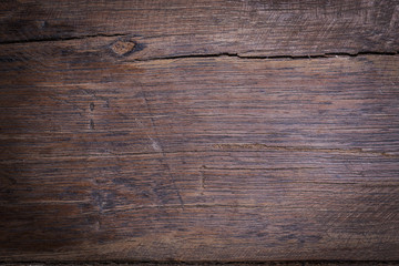wood brown grain texture background, top view of wooden table