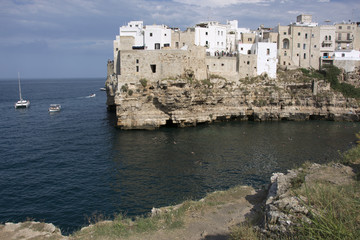 Fototapeta na wymiar Polignano a mare, Puglia, Italia