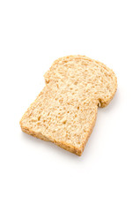 Brown bread slice