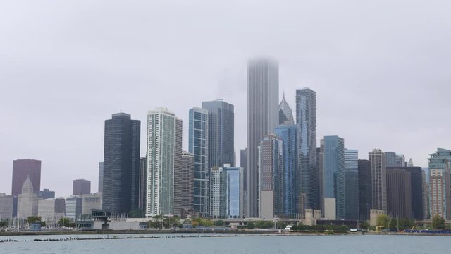 4K UltraHD Timelapse of the Chicago skyline