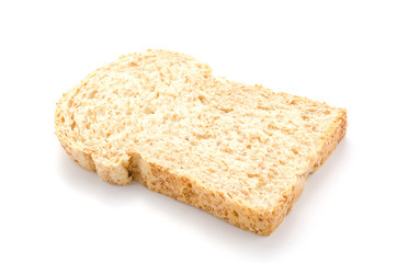 Brown bread slice