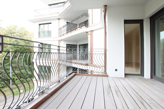 Balkon im Neubau