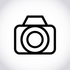 camera icon stock vector illustration flat design