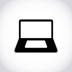 Fototapeta premium laptop icon stock vector illustration flat design