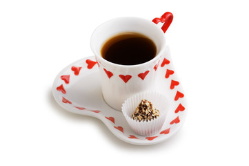 cup of tea and sweets