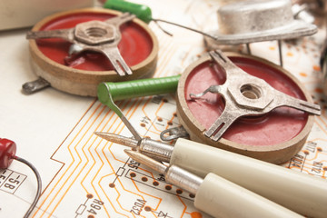 old electronic component