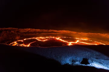Keuken spatwand met foto Lava lake of Volcano Erta Ale, Ethiopia © Fredy Thürig
