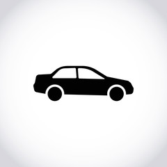 car icon stock vector illustration flat design