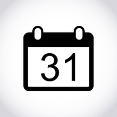 calendar icon stock vector illustration flat design