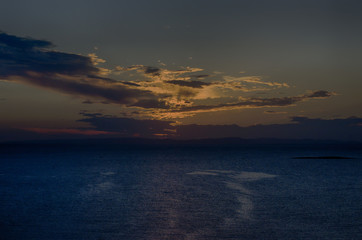 Sense of a cloudy sky