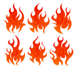 Six fire icon