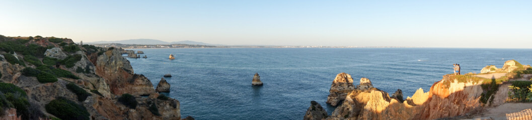 Panoramic view in Algarve, Lagos PT