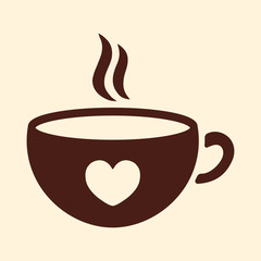 cup of coffee tea hot drink icon