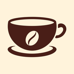 Fototapeta premium cup of coffee tea hot drink icon