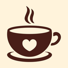 cup of coffee tea hot drink icon