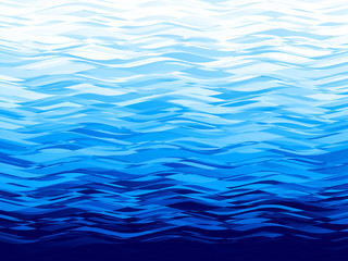 Vector blue wave background