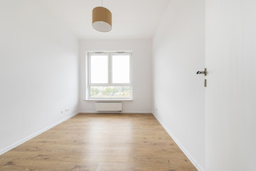 Empty room interior design