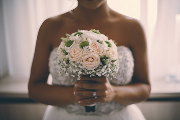 Women in wedding dress