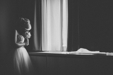 Women in wedding dress